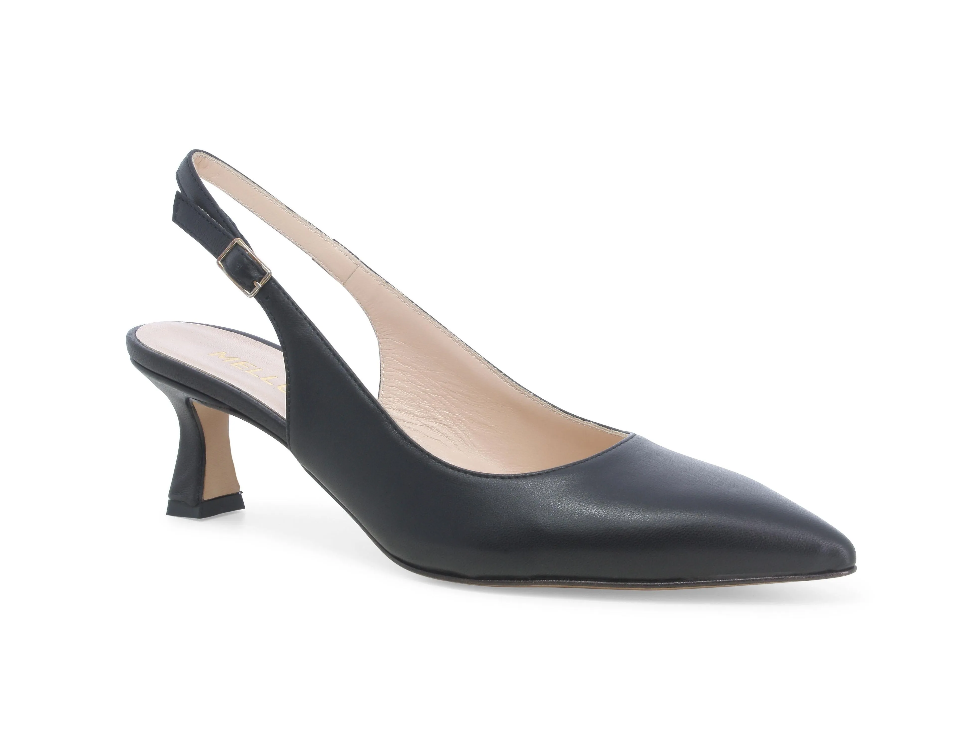 Melluso Décolleté Slingback Tacco Rocchetto Tomaia Nappa