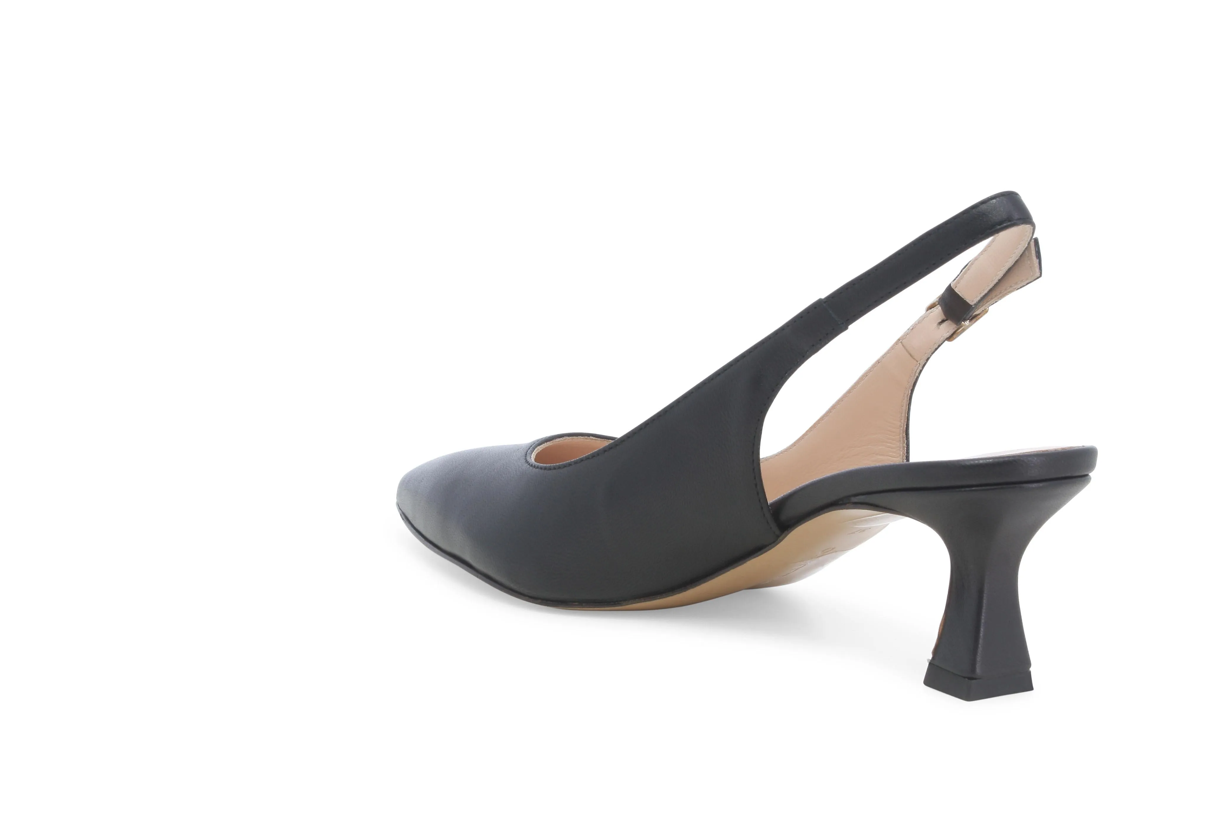 Melluso Décolleté Slingback Tacco Rocchetto Tomaia Nappa