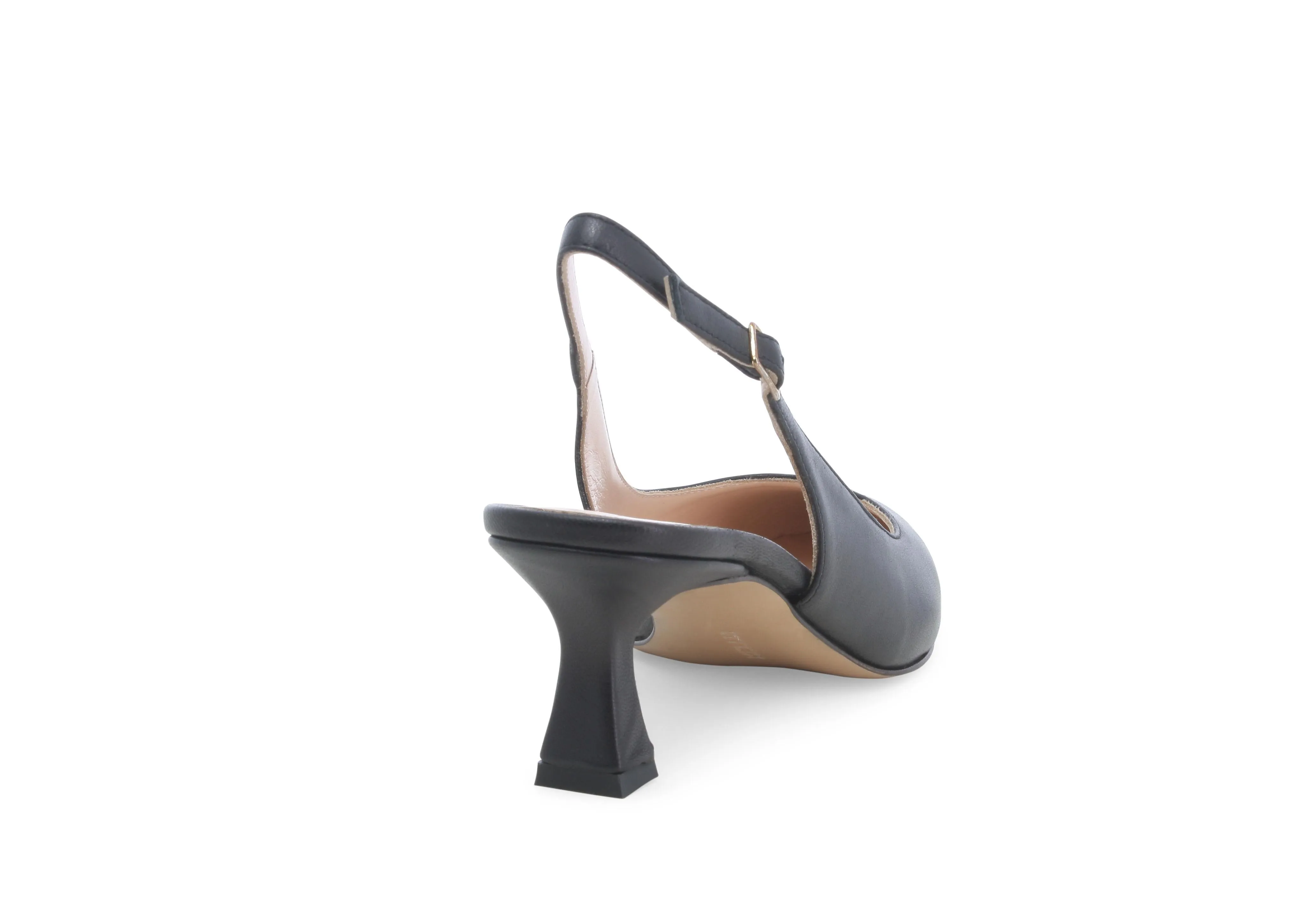 Melluso Décolleté Slingback Tacco Rocchetto Tomaia Nappa