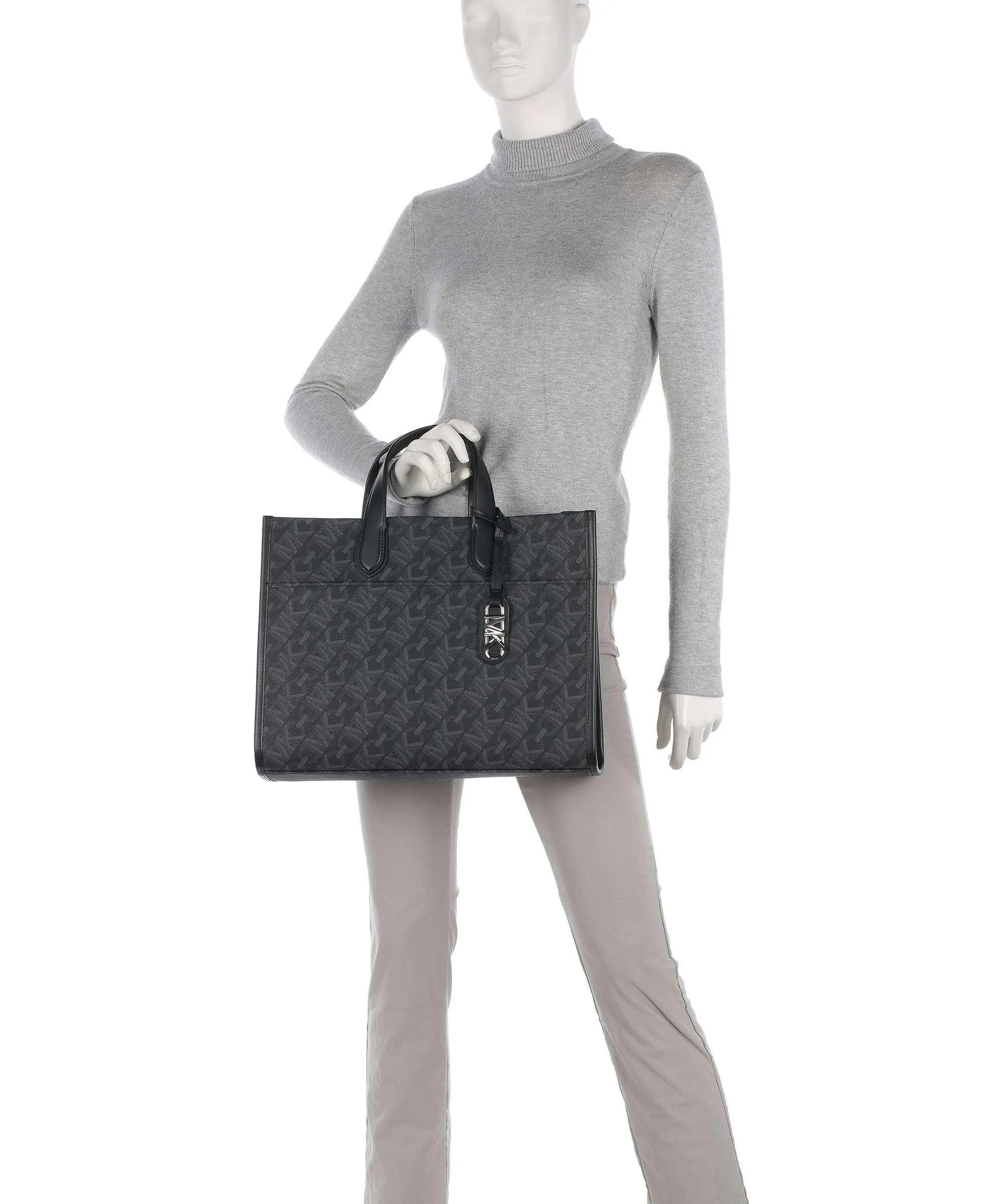  Michael Kors Gigi Borsa a mano tela nero  