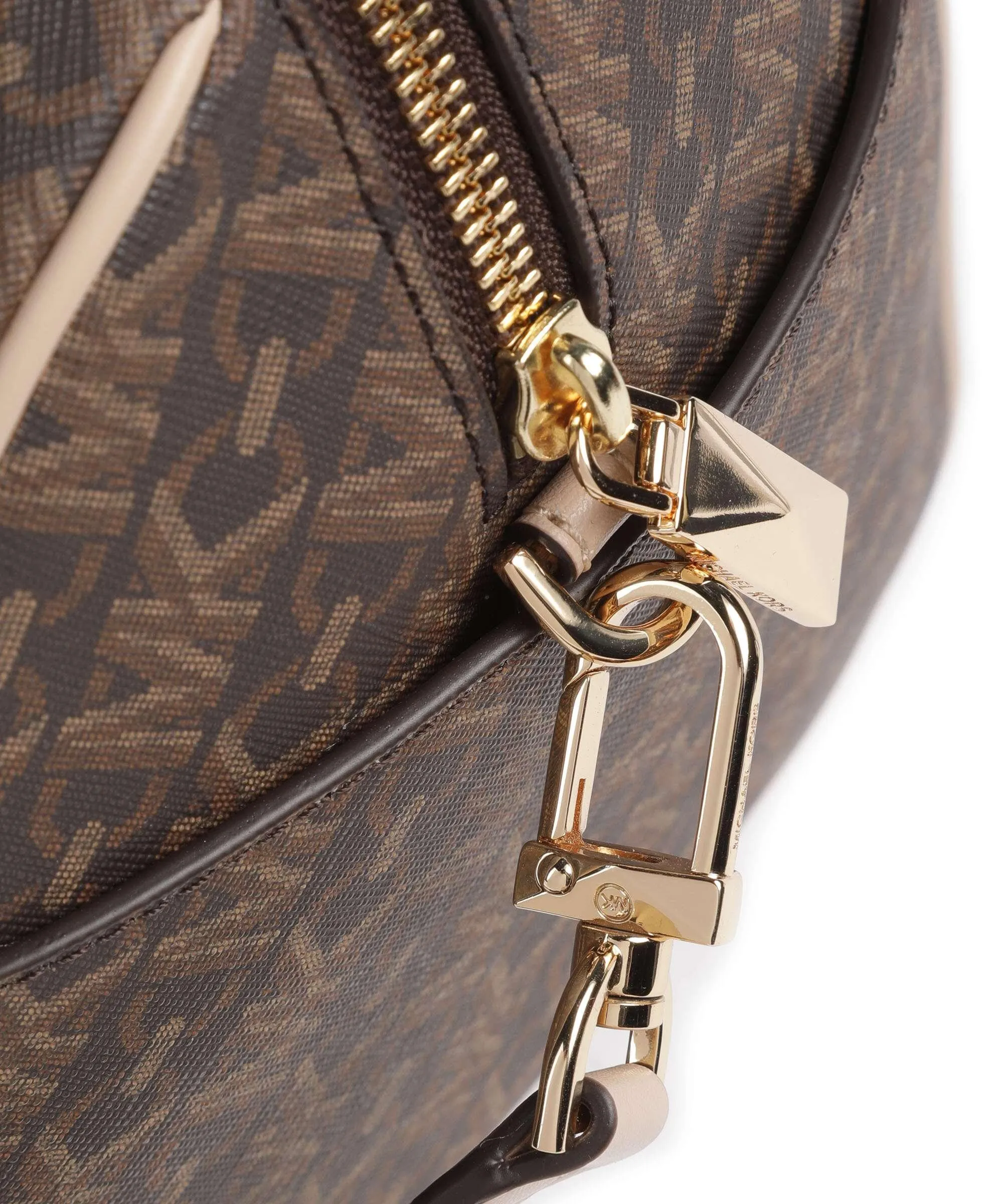  Michael Kors Grayson Borsa a mano tela marrone scuro  