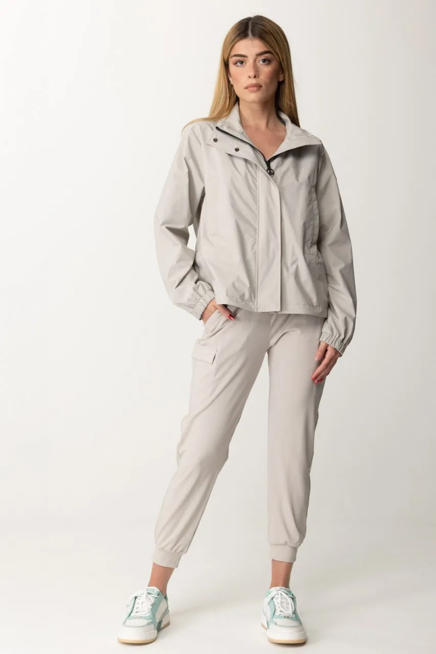 Mini parka con coulisse SABBIA