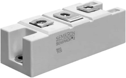 Modulo tiristore doppio SCR Semikron, SEMIPACK2, 5 Pin, 143A, 2200V, Montaggio a pannello