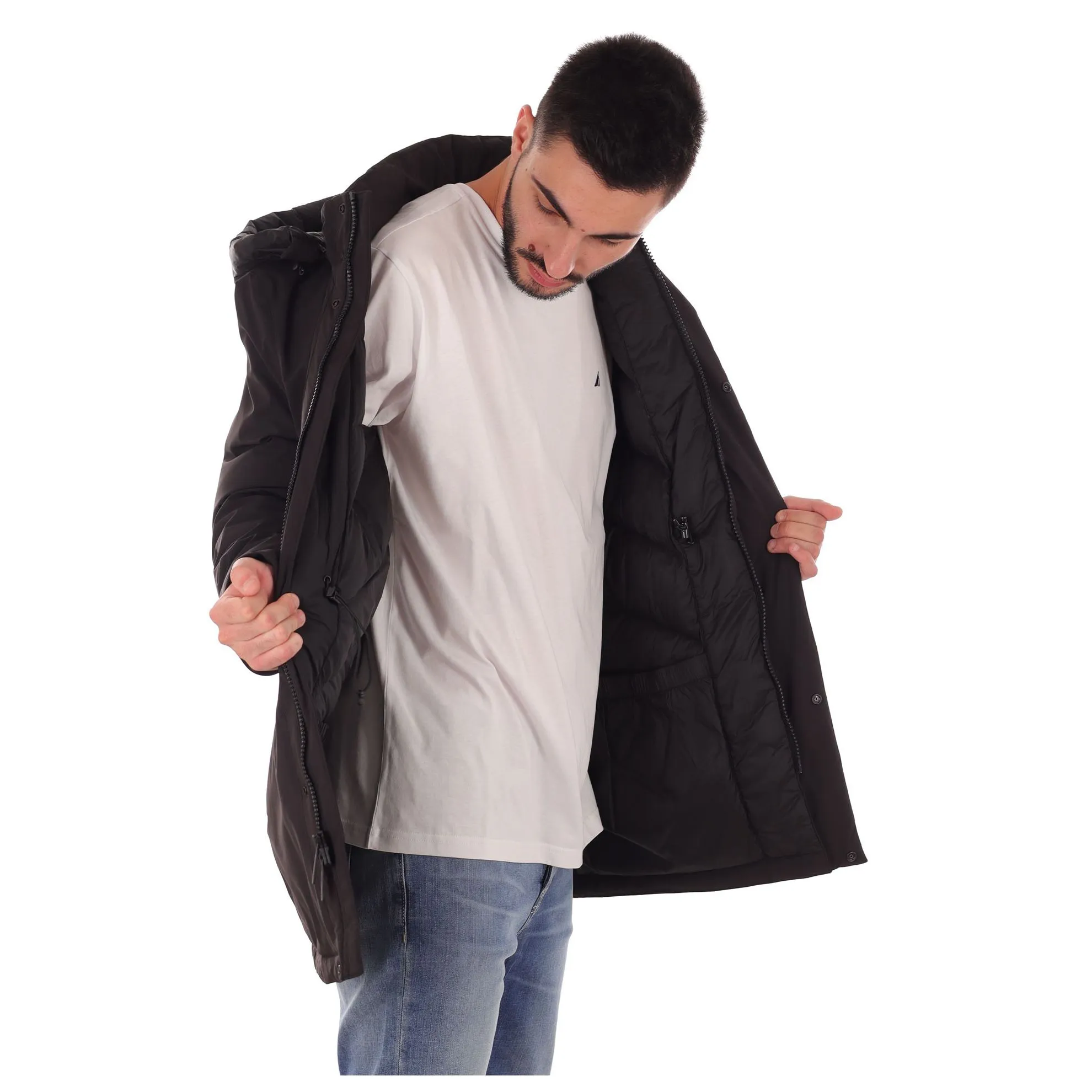 Mountain stretch down parka