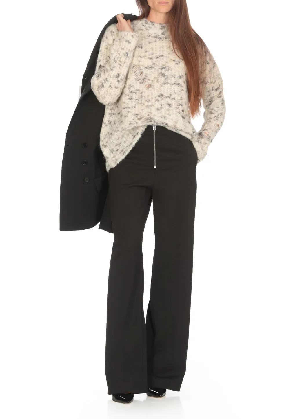     Msgm     Pantaloni in misto lana     