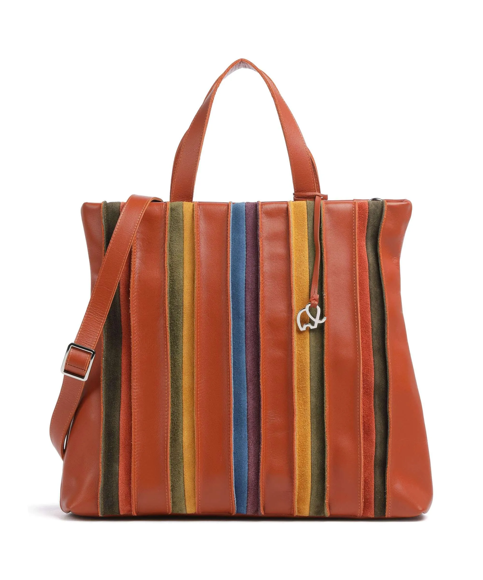  Mywalit Borsa a mano pelle di vacchetta finemente grana, pelle scamosciata terracotta  
