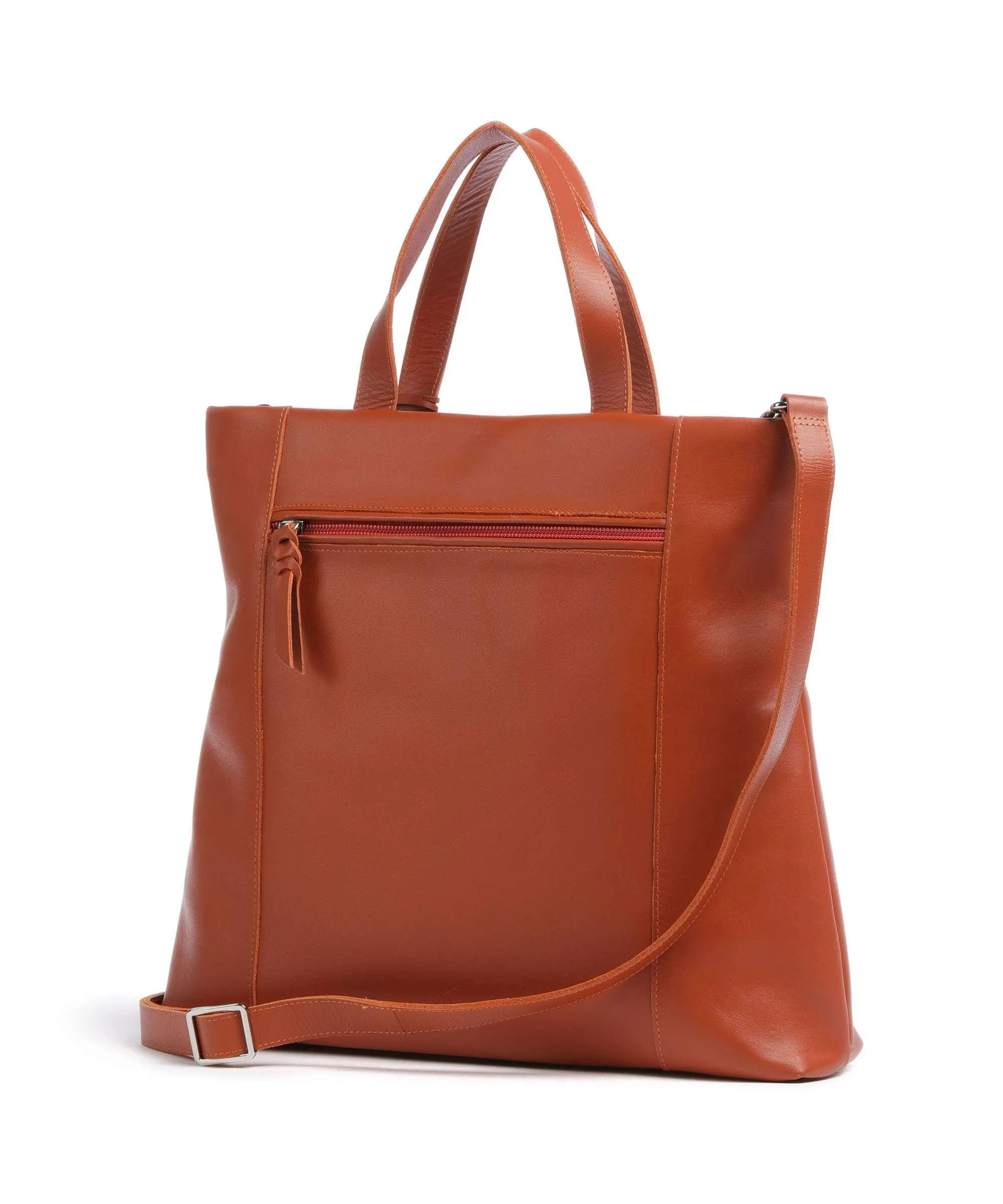  Mywalit Borsa a mano pelle di vacchetta finemente grana, pelle scamosciata terracotta  