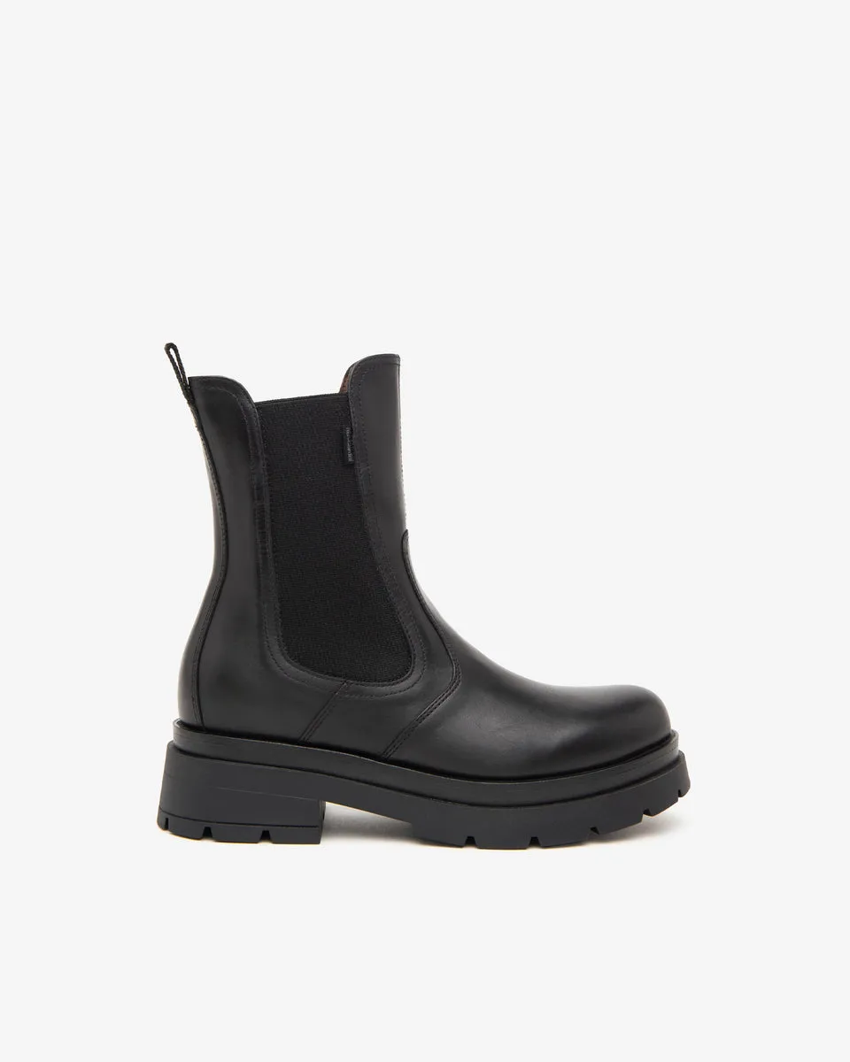 Nero Giardini I411940D Stivaletti chelsea donna in pelle nero