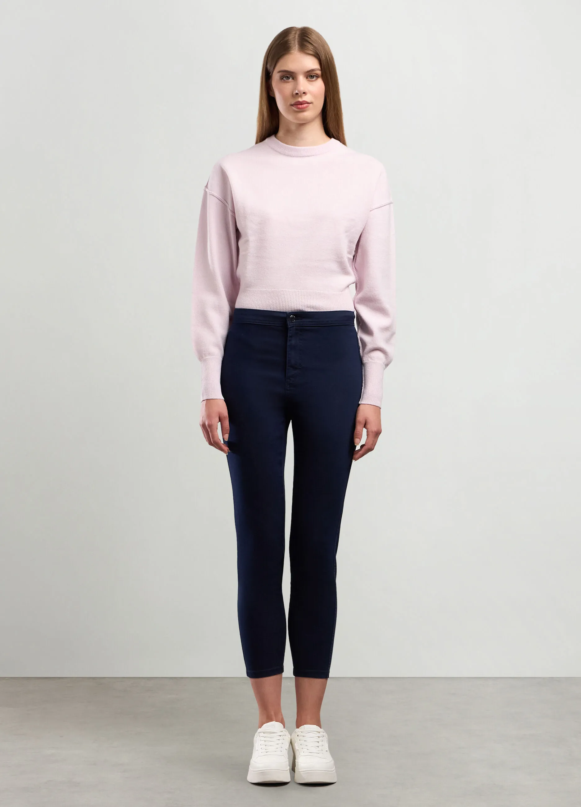 NICE & CHIC  Treggings in misto cotone stretch donna