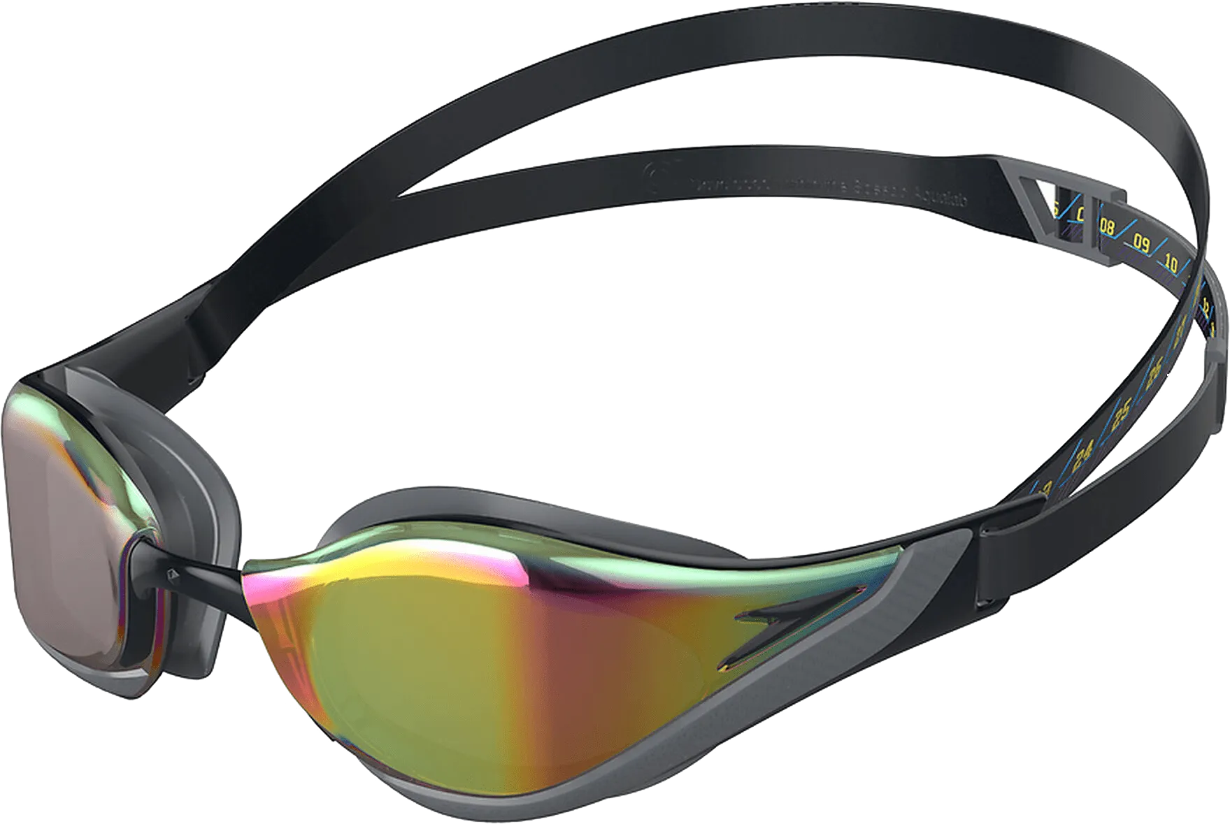 OCCHIALINO DA NUOTO DA UOMO SPEEDO FASTSKIN PURE FOCUS MIRROR 8-117781 5523