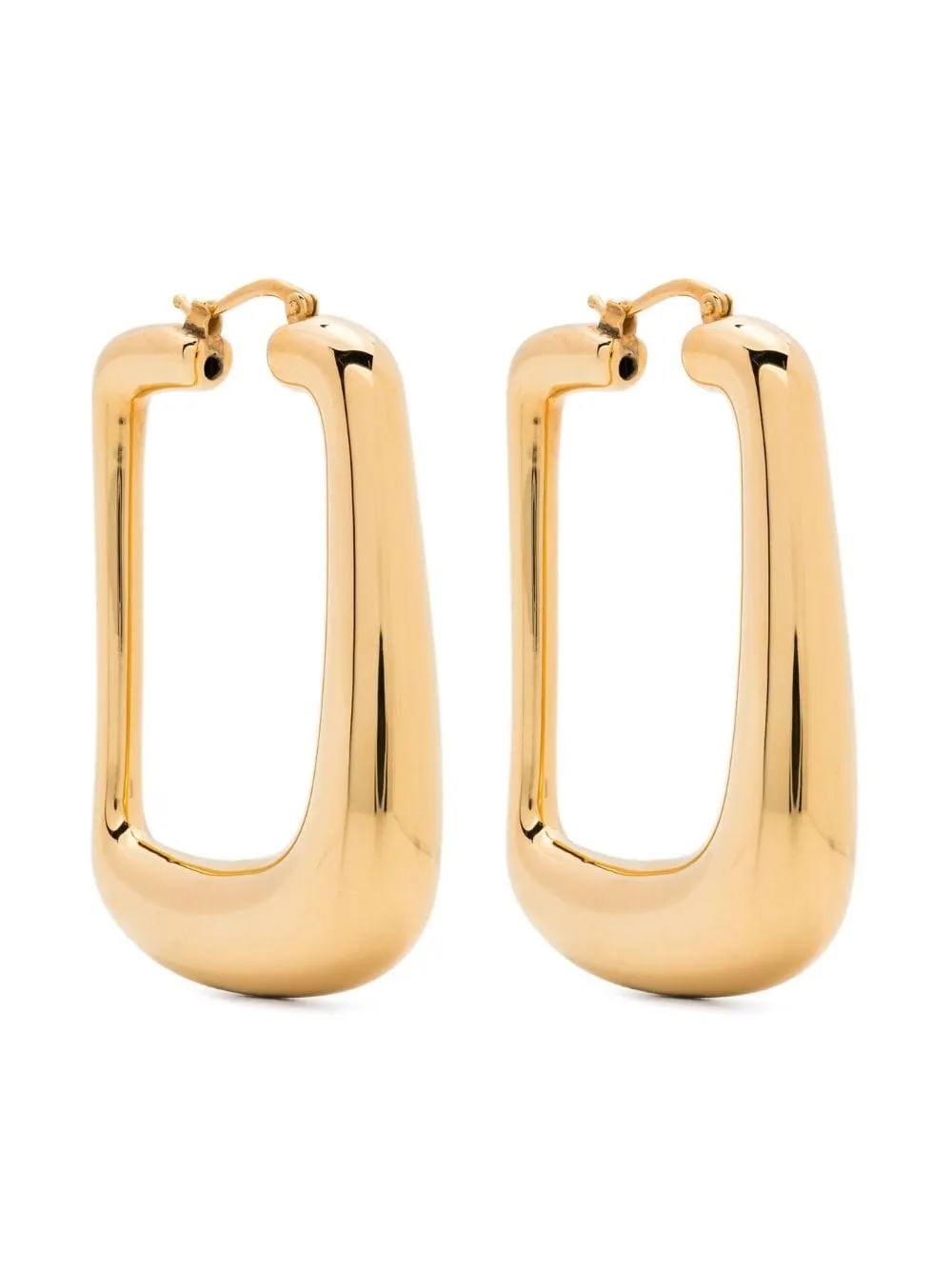 Orecchini a cerchio Les Boucles Ovalo in oro - donna