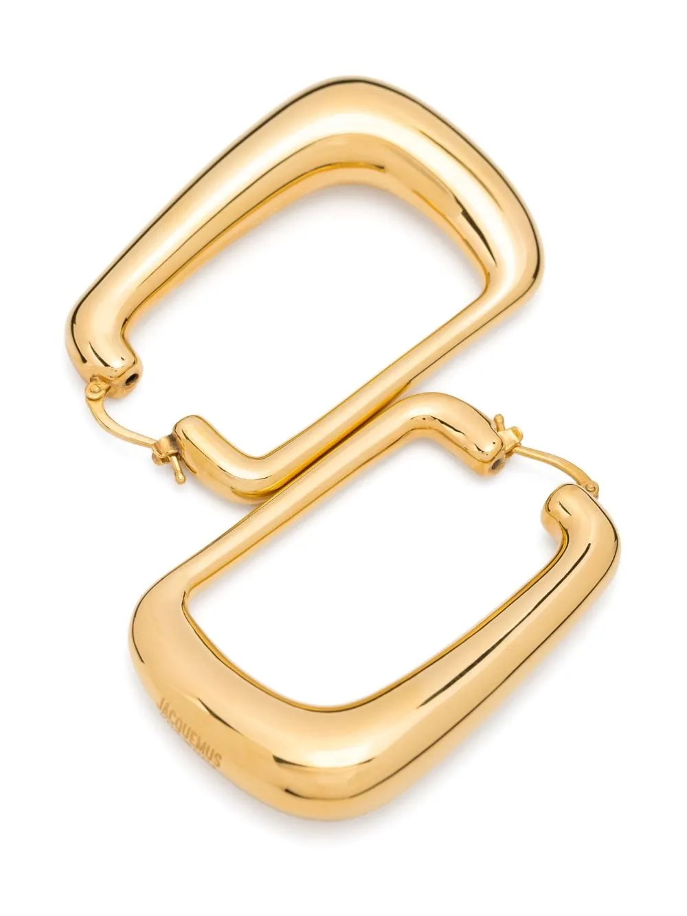 Orecchini a cerchio Les Boucles Ovalo in oro - donna