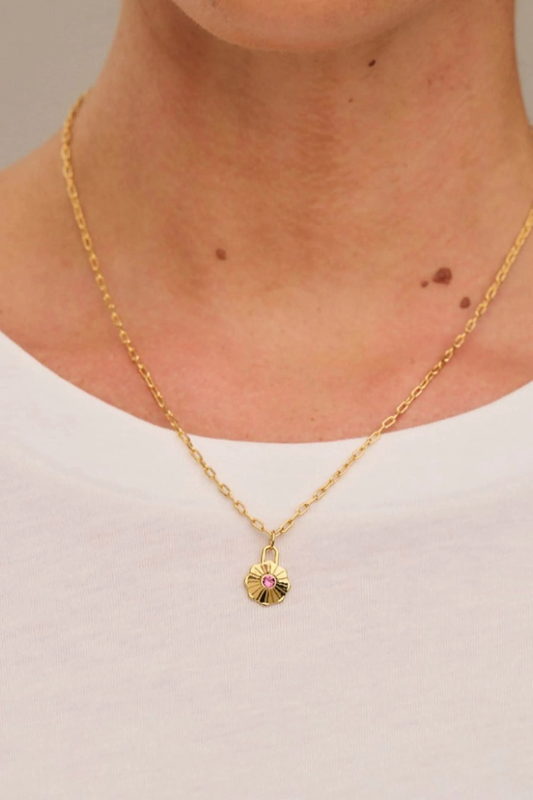 Orelia London October Births - Collana con disco