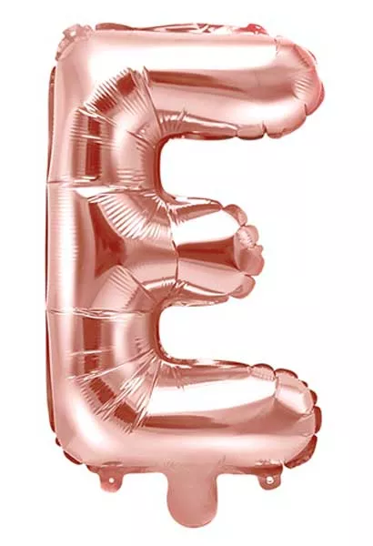 Palloncino E oro rosa 35cm