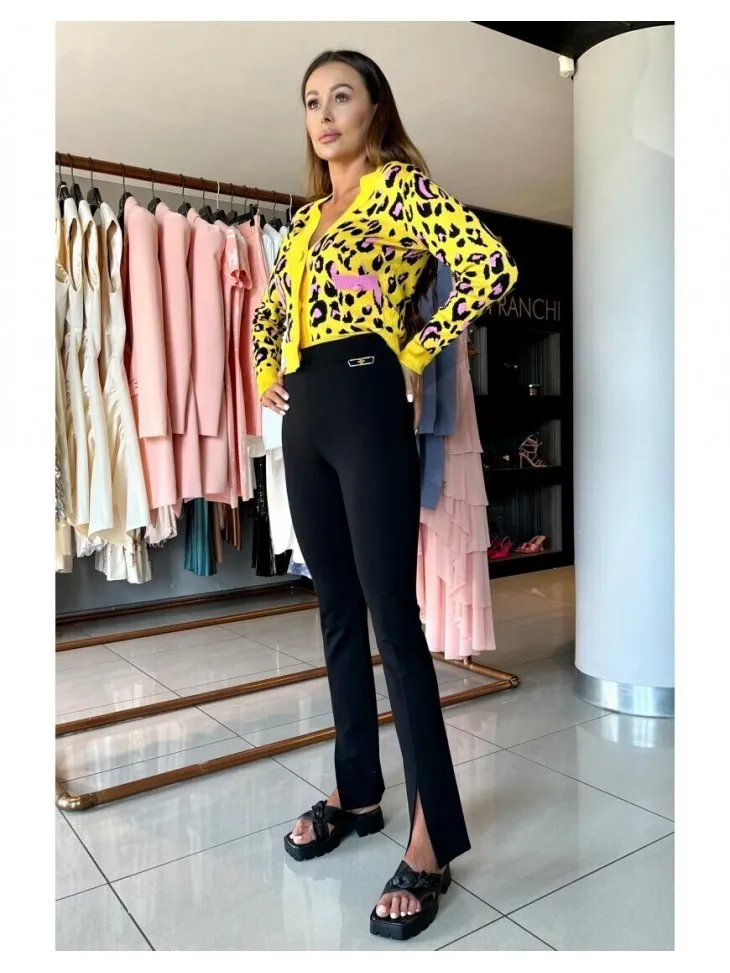 PANTA LEGGINGS SPICCHIO APERTO CAVIGLIA