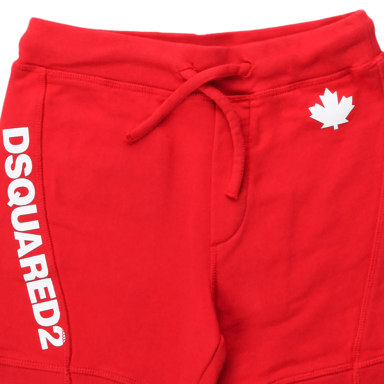 Pantaloncino Unisex In Felpa Rosso Jr E Teen