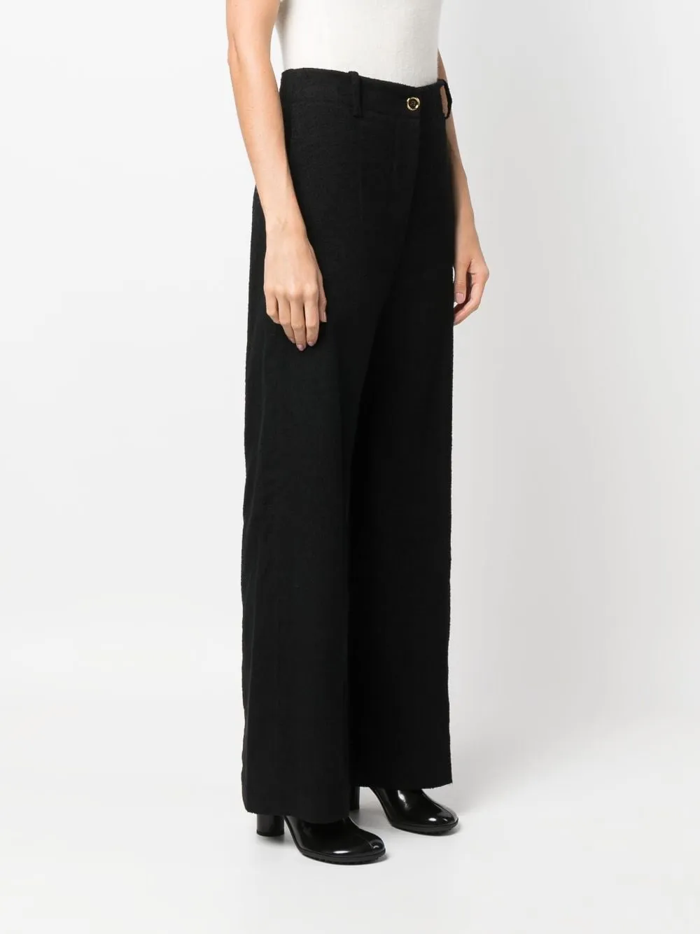 pantalone con gamba larga