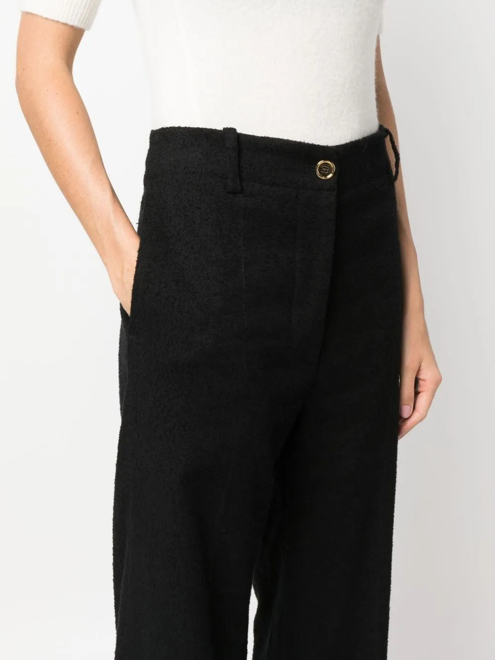 pantalone con gamba larga