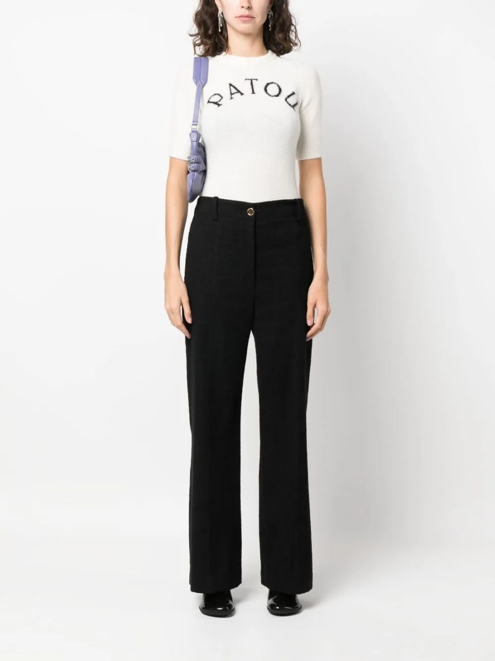pantalone con gamba larga