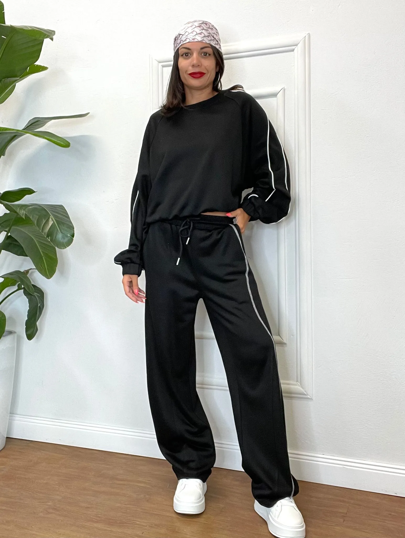 PANTALONE TUTA HOLLYWOOD 631 nero
