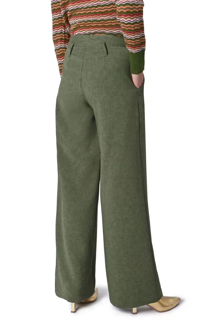 Pantalone York fluido di Sheare a gamba larga