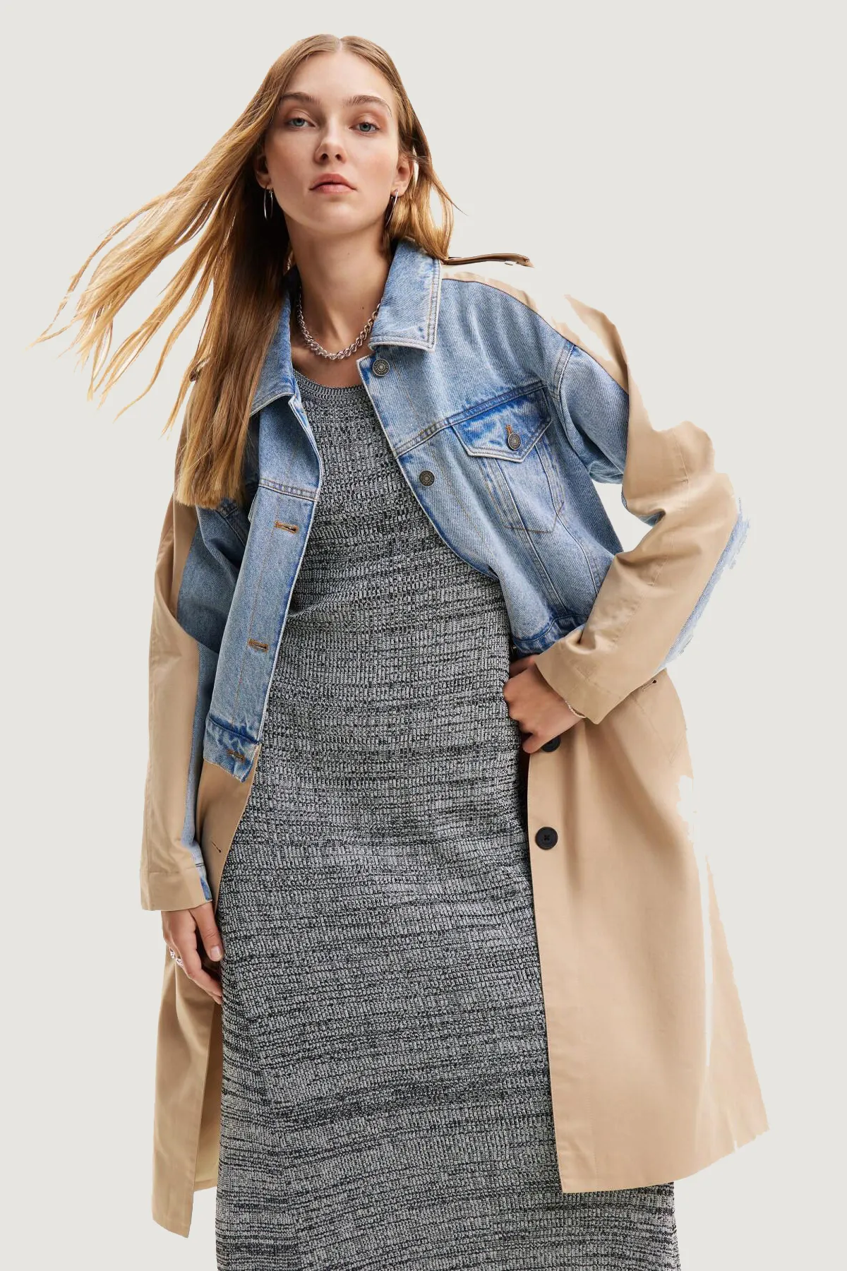 Parka Desigual SHORLOCK Beige