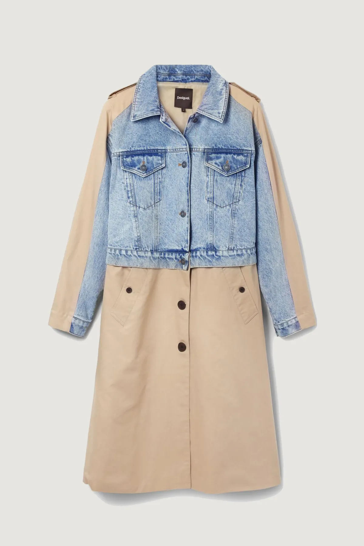 Parka Desigual SHORLOCK Beige