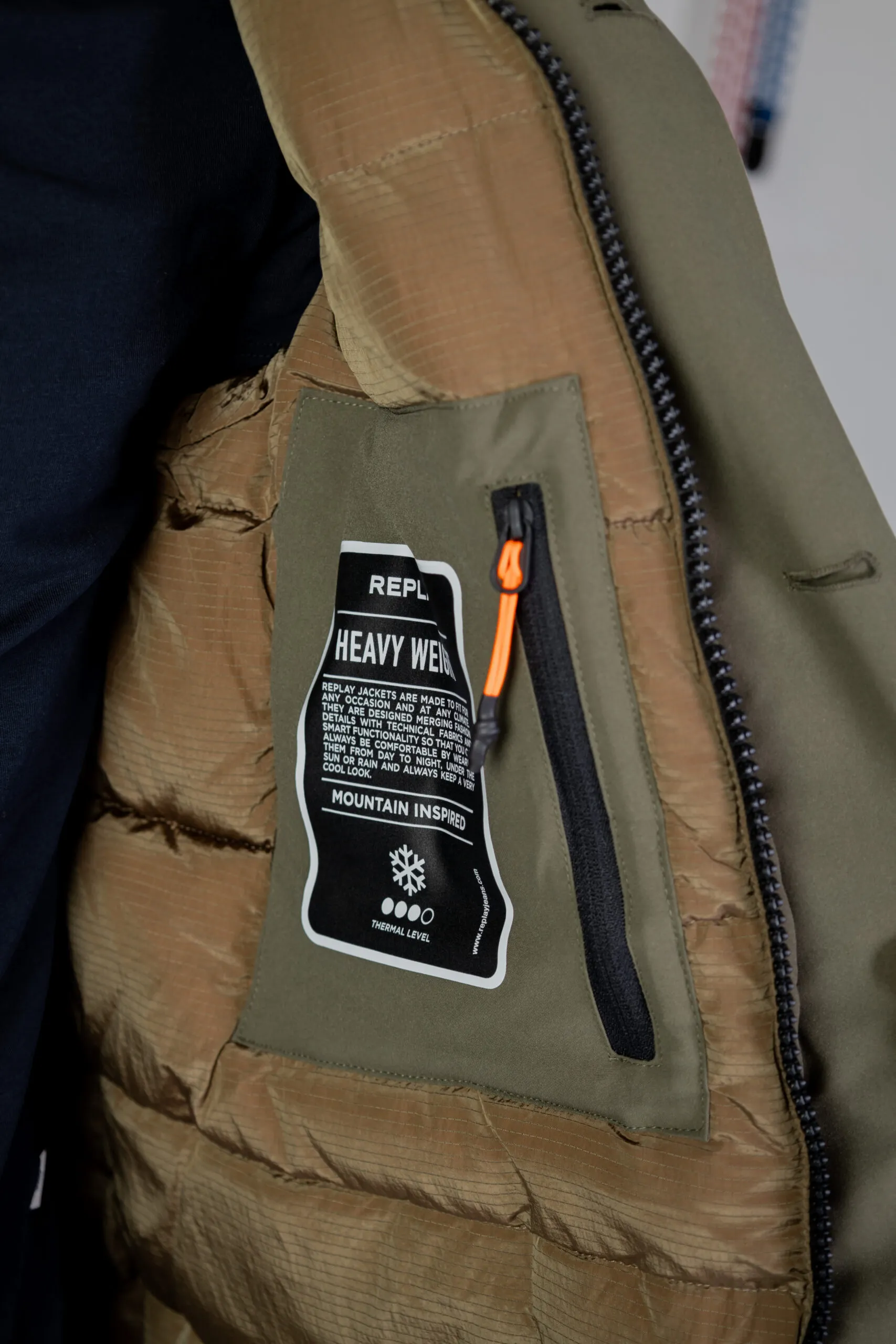 Parka Replay – Verde Oliva