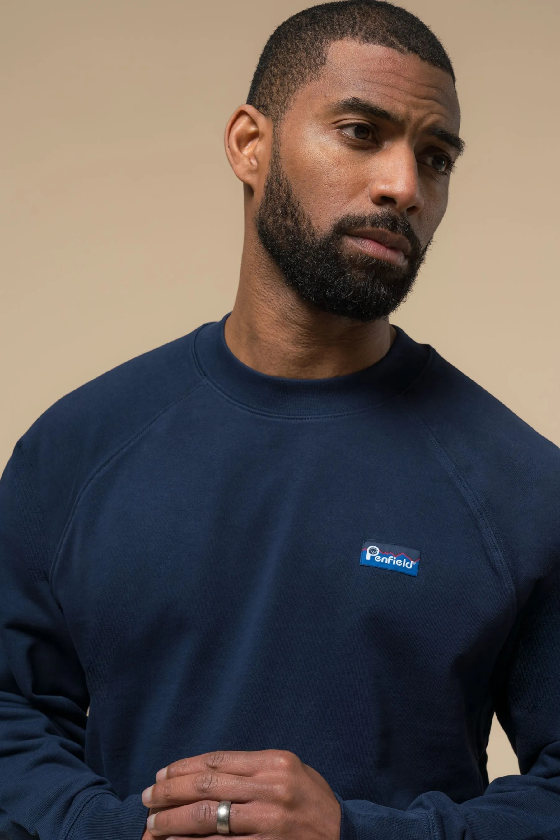Penfield Uomo - Felpa comoda con logo originale    