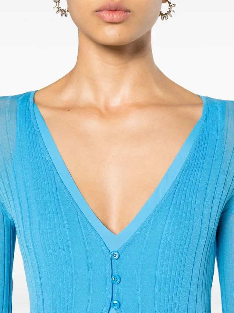 pinko Cardigan effetto plissé