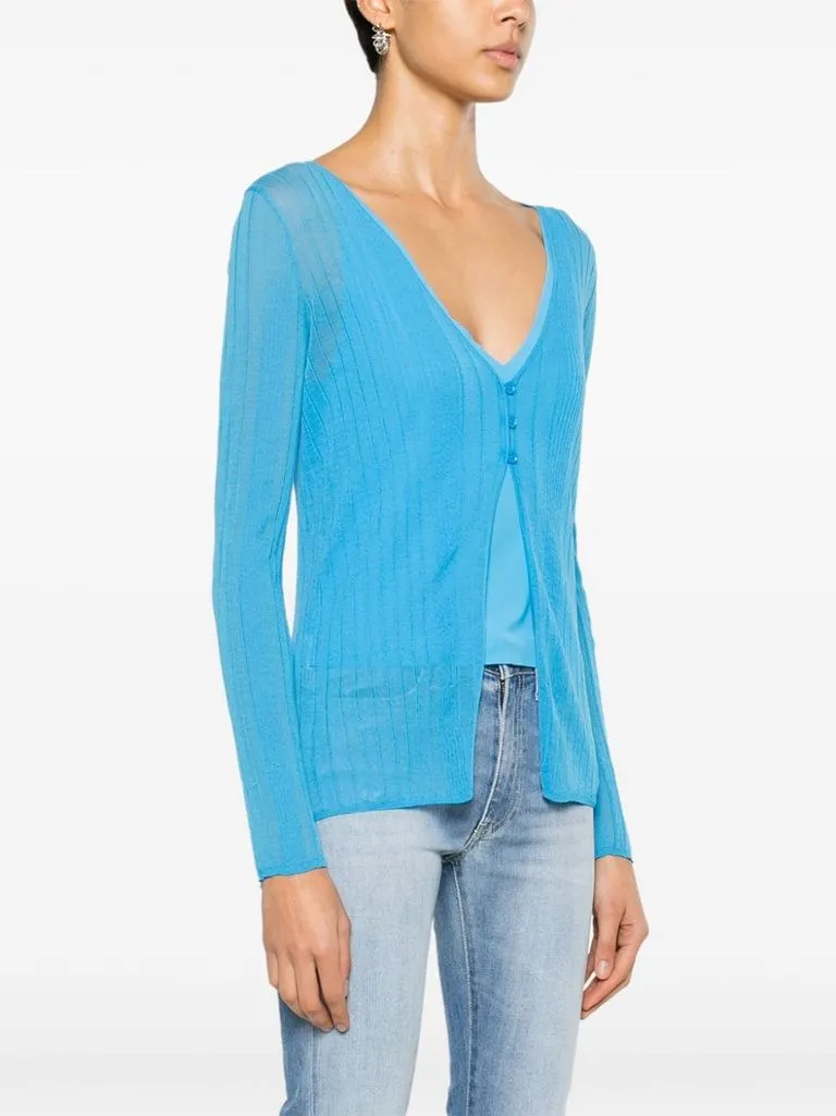 pinko Cardigan effetto plissé