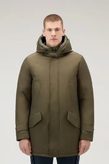 Polar Parka in Ramar Cloth con collo alto                                                                                       