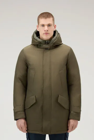Polar Parka in Ramar Cloth con collo alto                                                                                       