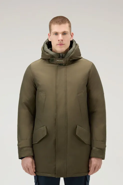 Polar Parka in Ramar Cloth con collo alto                                                                                       