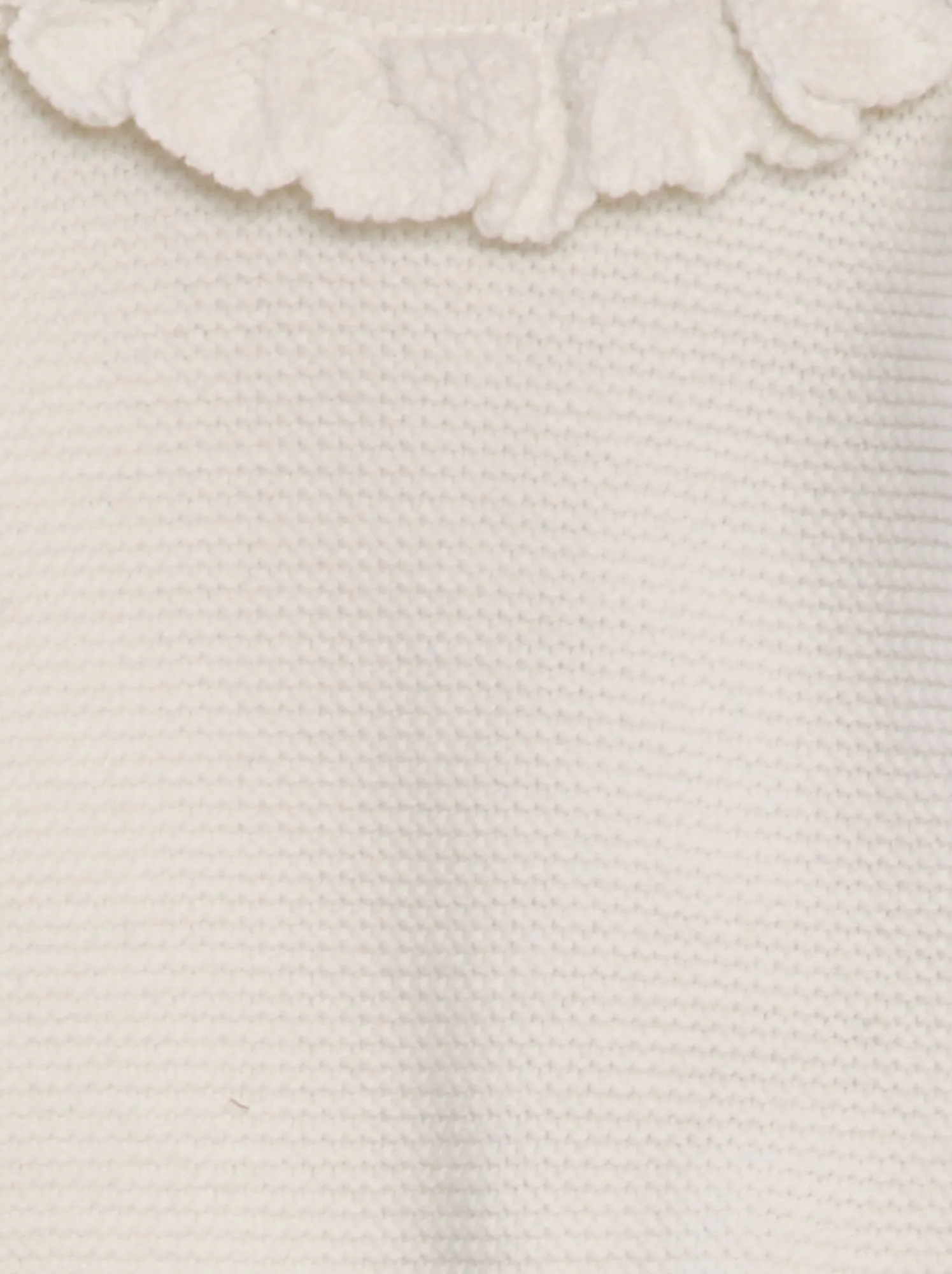 Pullover in maglia traforata - BEIGE