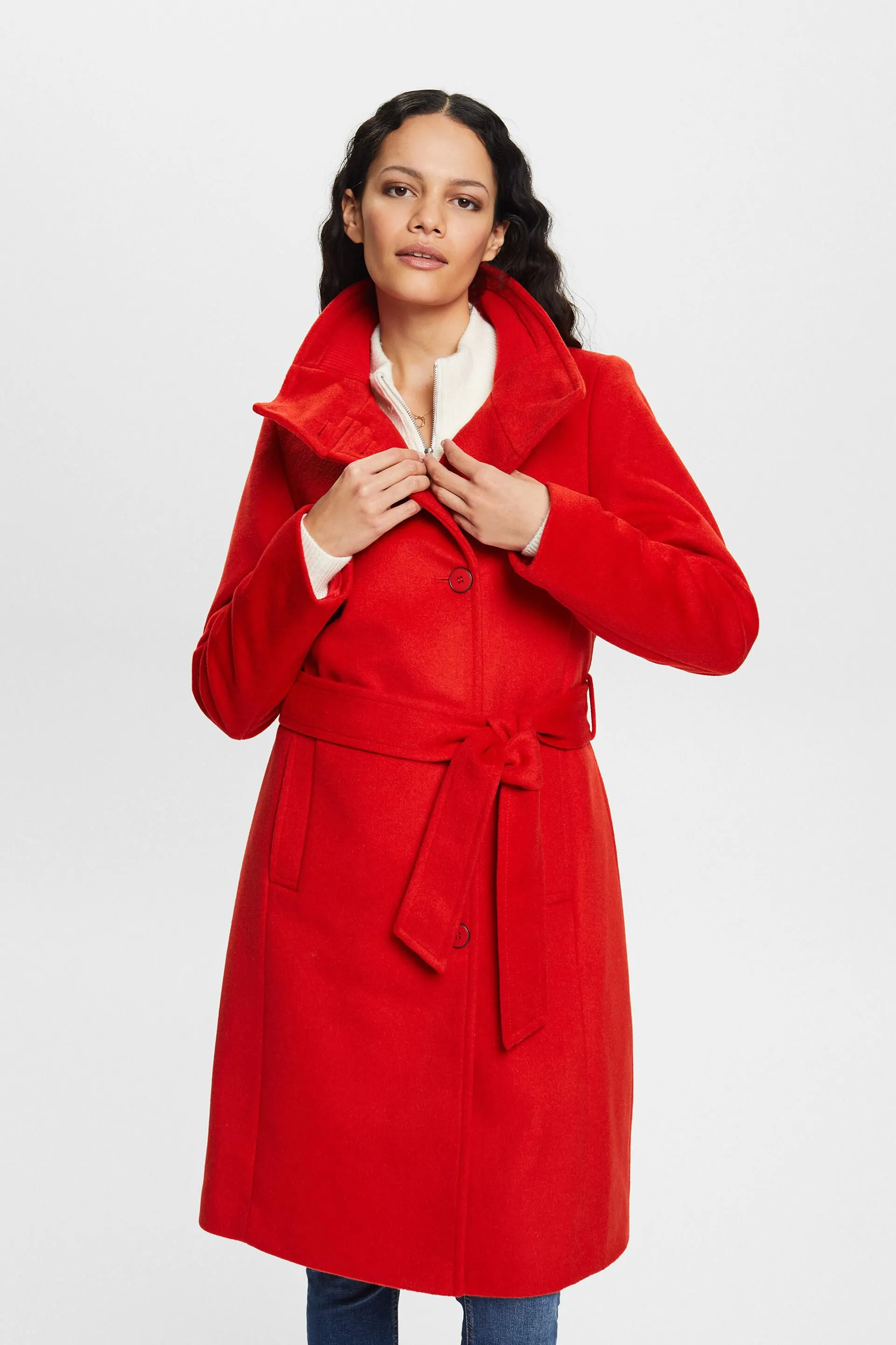 Riciclato: cappotto in misto lana con cachemire