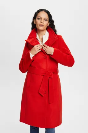 Riciclato: cappotto in misto lana con cachemire