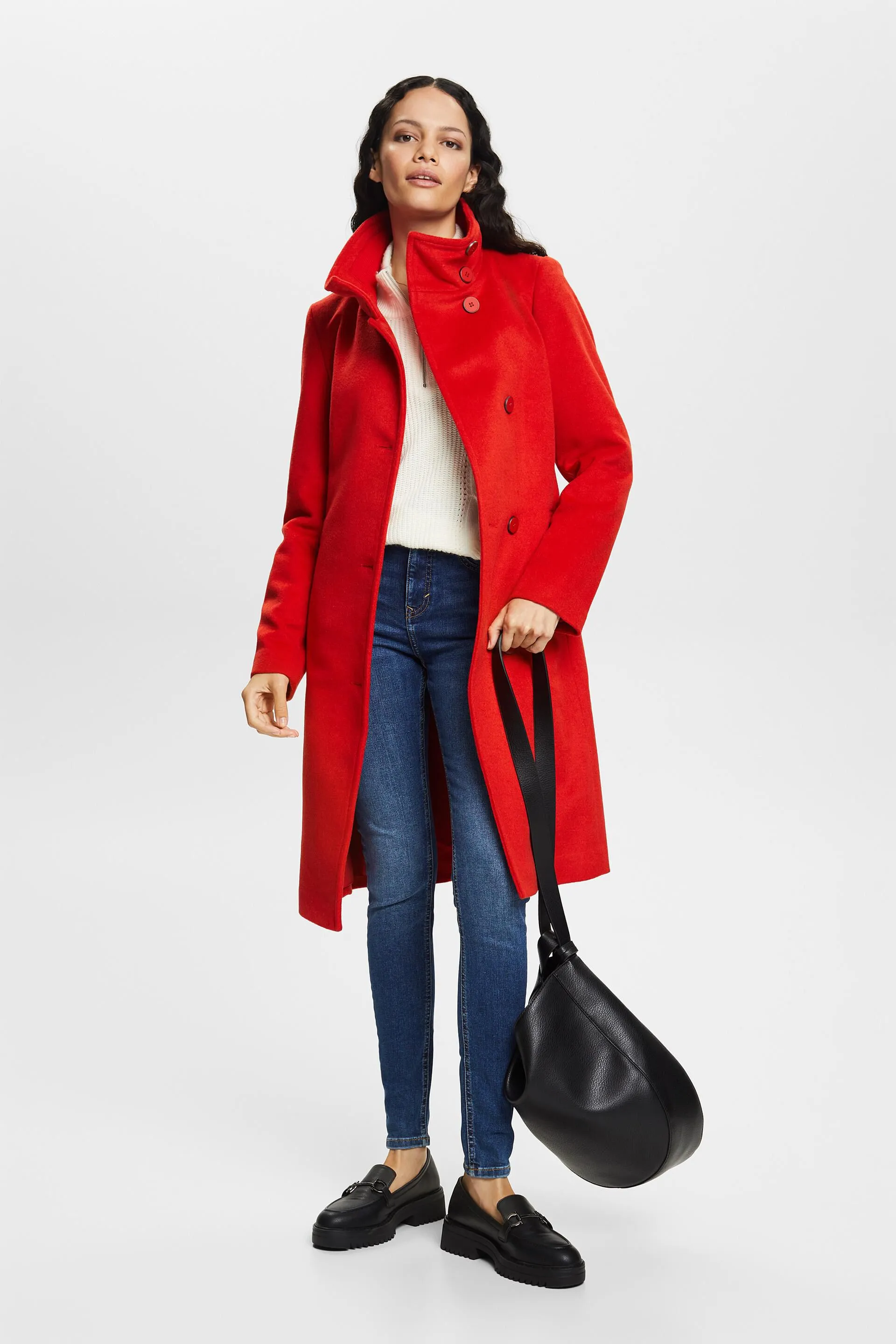 Riciclato: cappotto in misto lana con cachemire