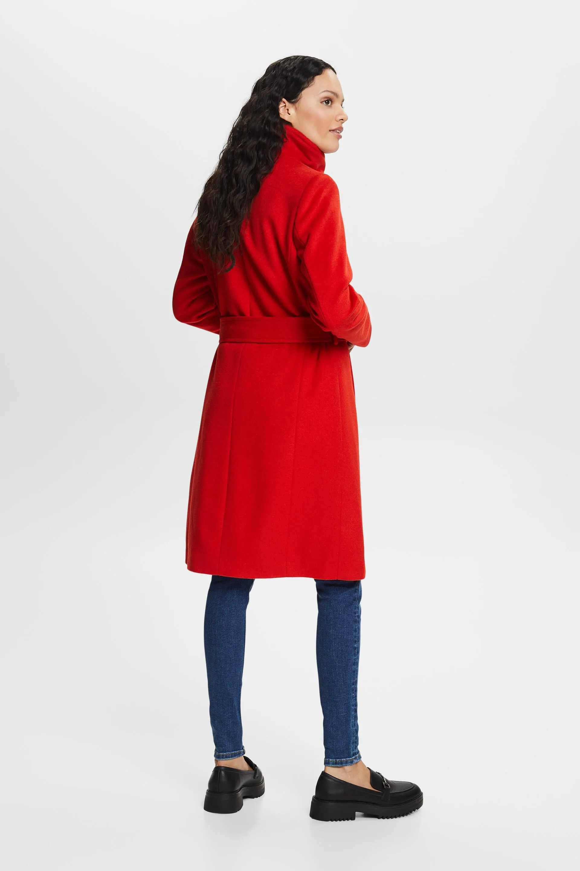 Riciclato: cappotto in misto lana con cachemire