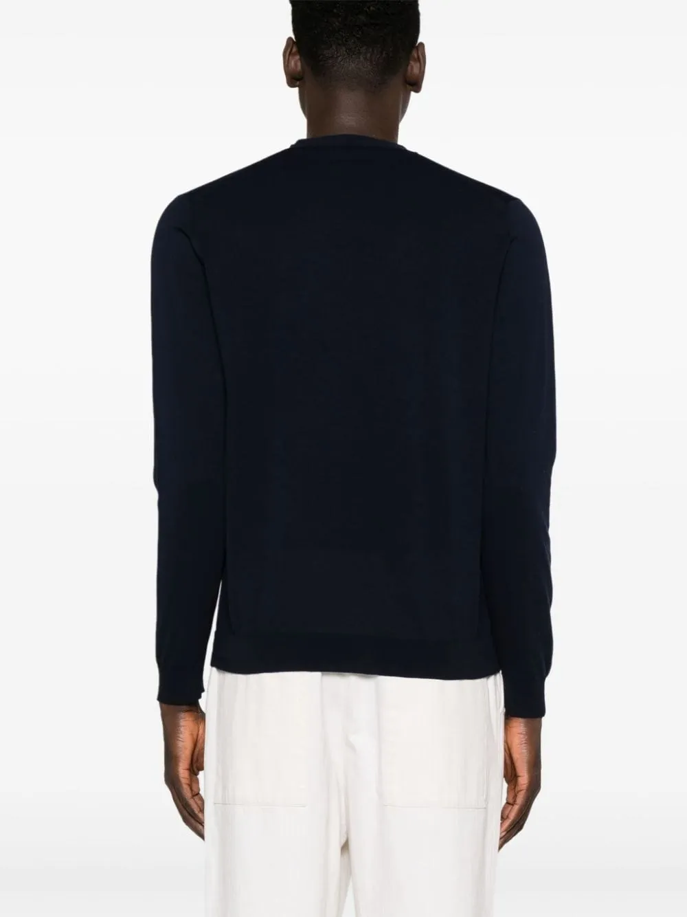   Roberto Collina  Cardigan blu in cotone  