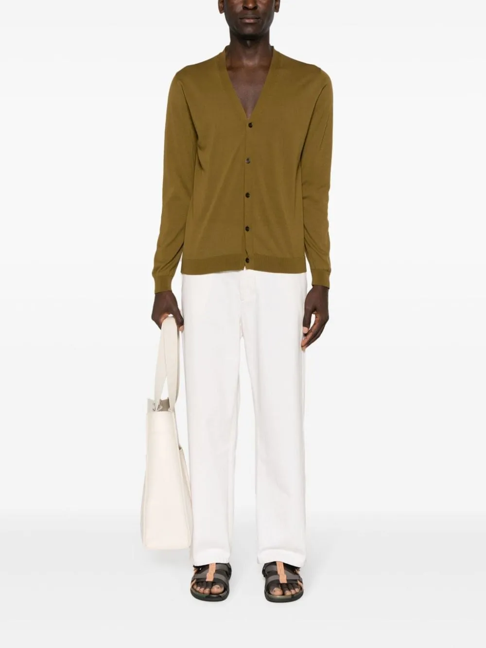   Roberto Collina  Cardigan in cotone  