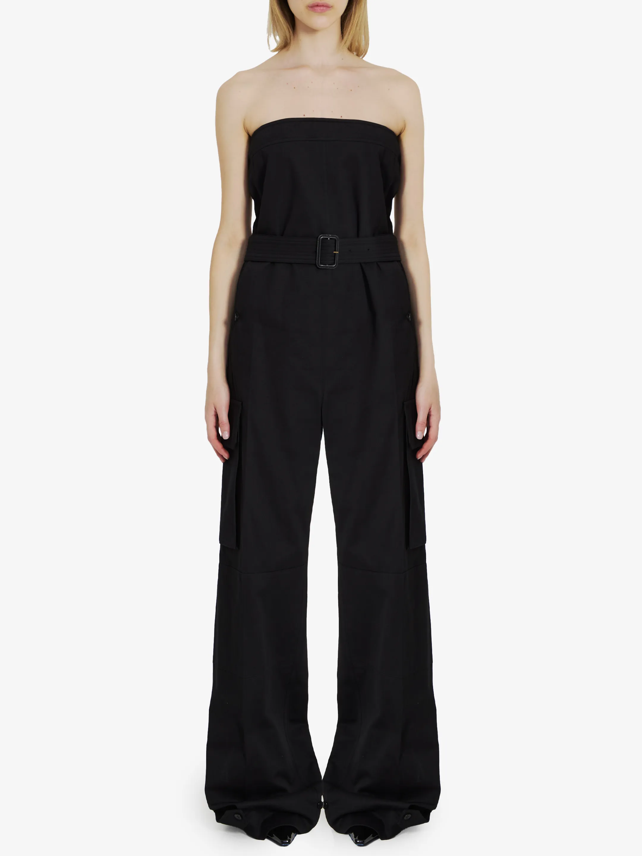 SAINT LAURENT    Tuta bustier Cassandre