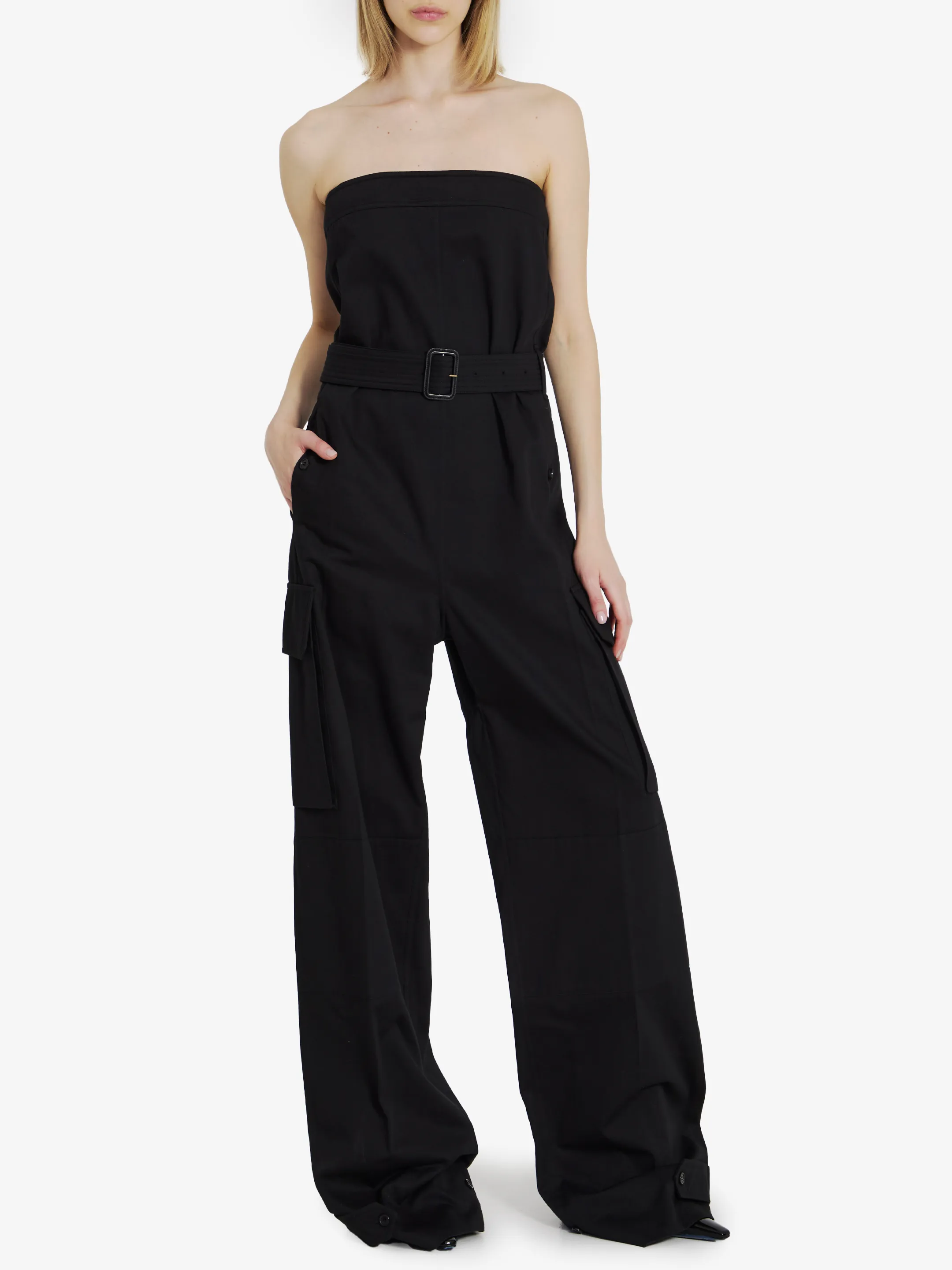 SAINT LAURENT    Tuta bustier Cassandre