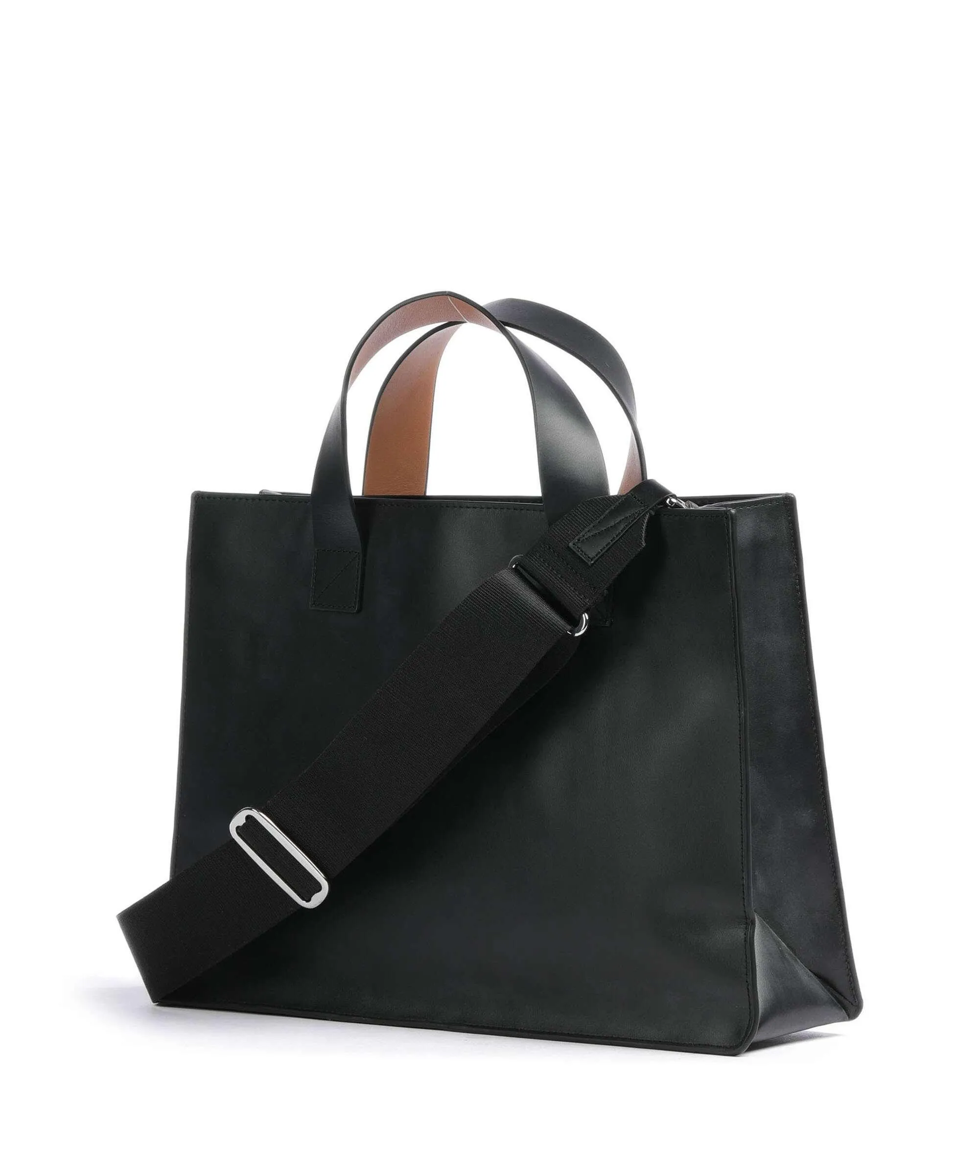  Sandqvist Leather Classics Edie Borsa a mano pelle a grana fine nero  