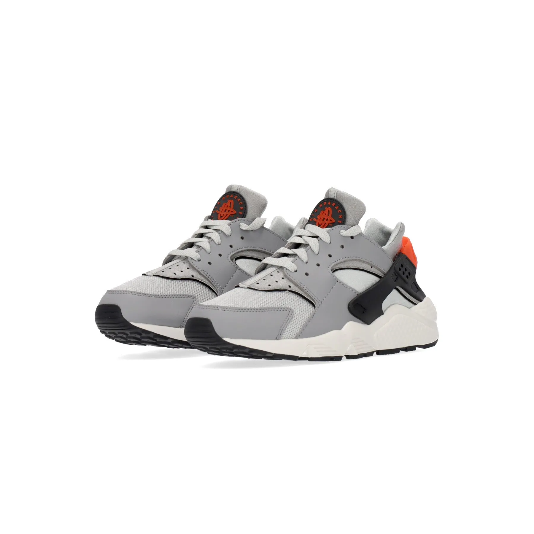 Scarpa Bassa Uomo Air Huarache Grey Fog/team Orange/sail/lt Smoke Grey