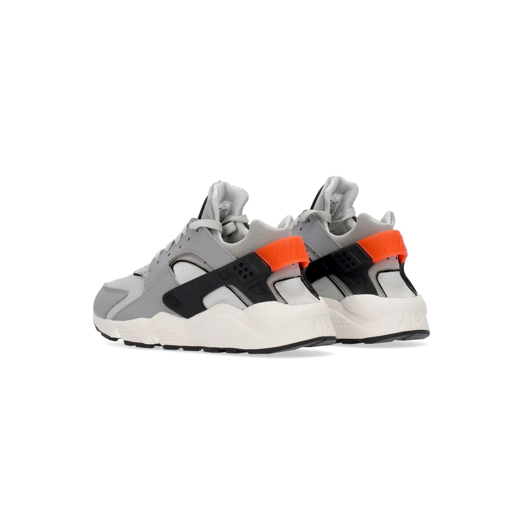 Scarpa Bassa Uomo Air Huarache Grey Fog/team Orange/sail/lt Smoke Grey
