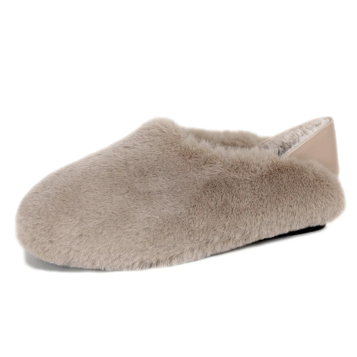 Scarpe da donna morbide e casual in pelliccia