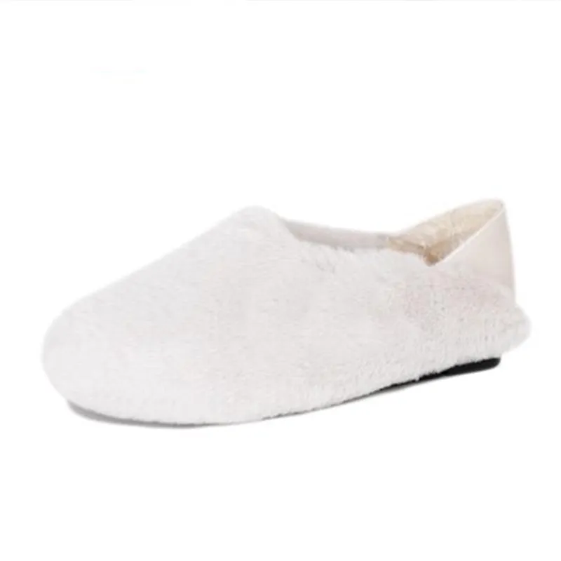 Scarpe da donna morbide e casual in pelliccia