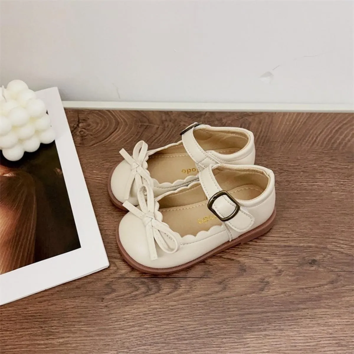 Scarpe Mary Jane con perline carine Scarpe per bambini con tacco basso per ragazze Scarpe eleganti per feste da sera Scarpe da s