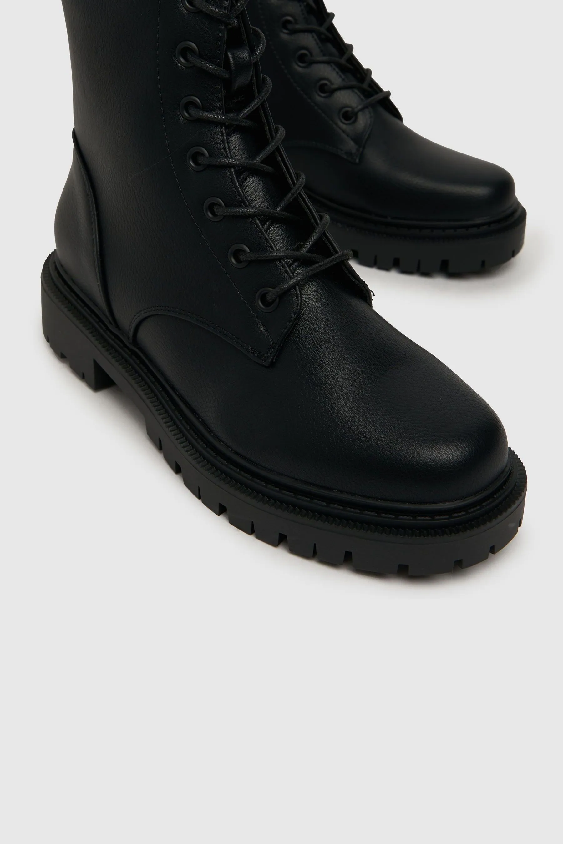 Schuh Alexandra - Nero spessa Pizzo - Stivali